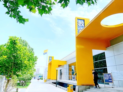 北京東方時尚駕校訓訓練場地之一