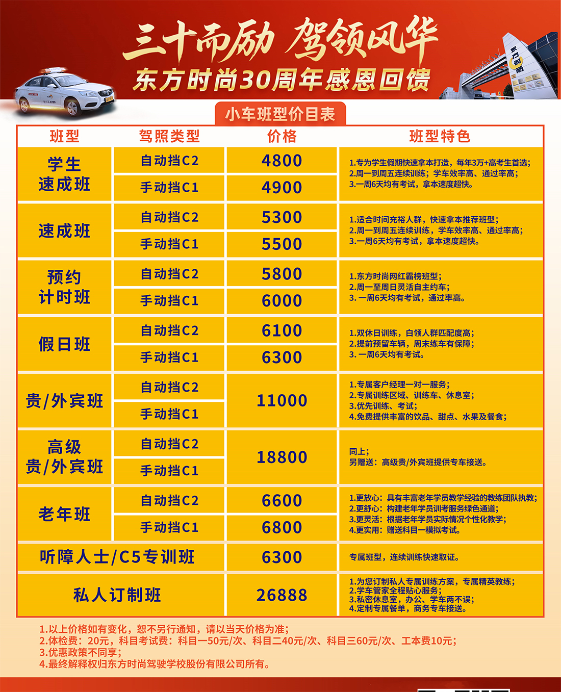 東方時尚駕校報名流程解鎖駕駛通行證